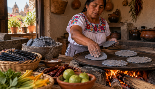 Maíz nativo: del comal a la mesa urbana. Imagen editorial.